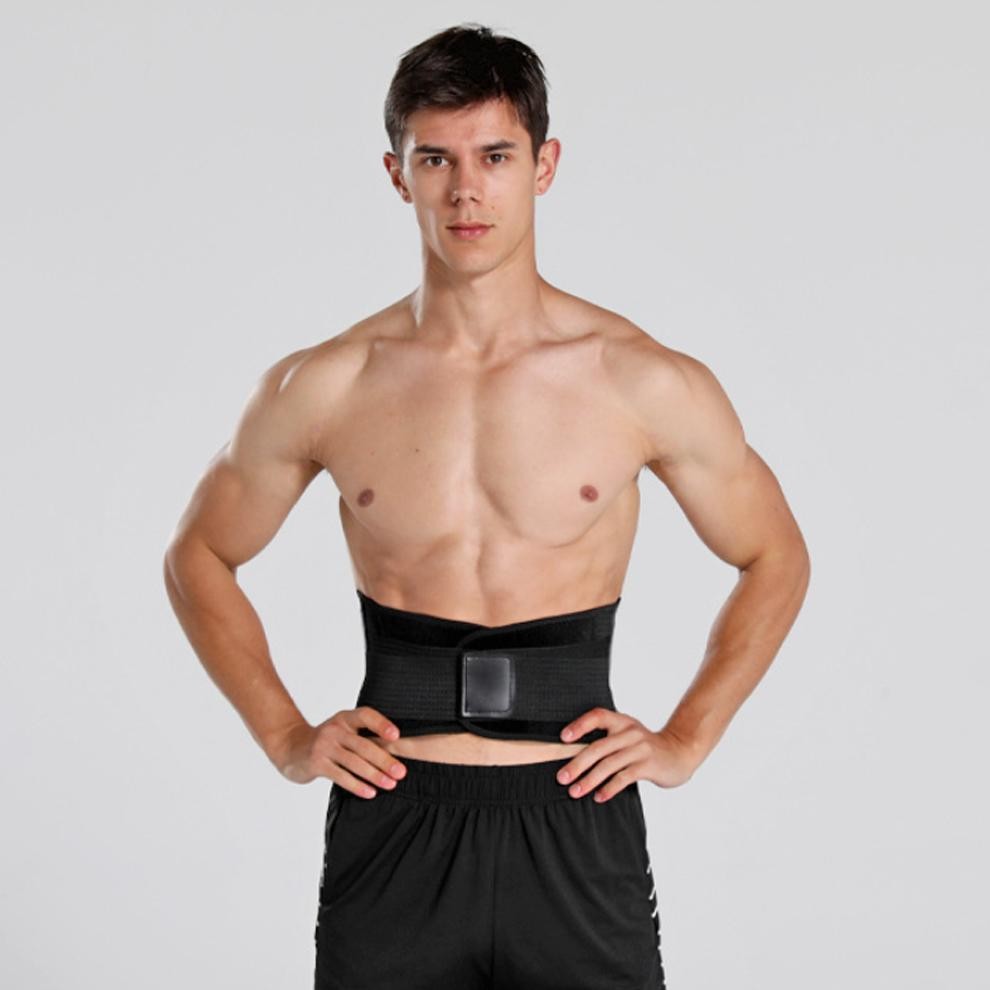 Sabuk Gym / Weight Lifting Belt / Velcro Belt Sabuk / Premium Waist Support Belt / Belt Fitness - Or