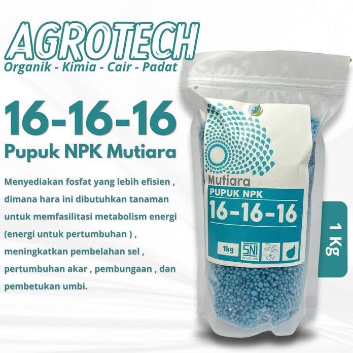 

Terlaris Npk Mutiara 16 16 16 Kemasan 1000 Gr Pupuk Penyubur Tanaman Seimbang