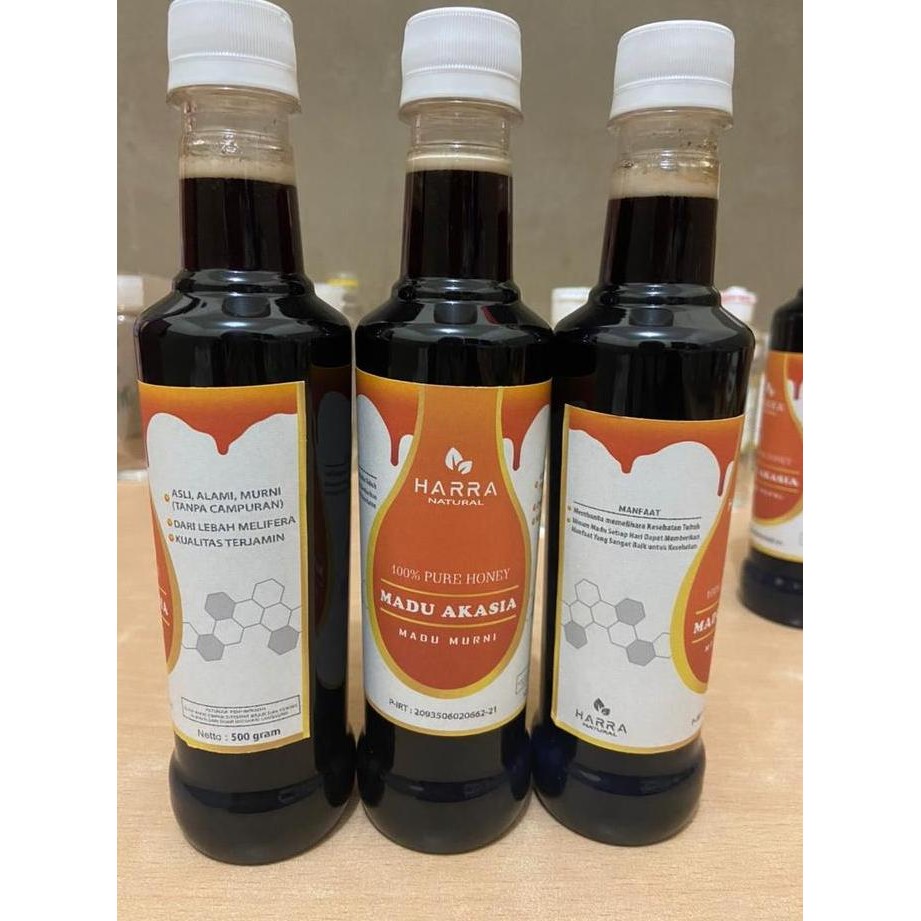 

BARU 500 GR MADU AKASIA JAMBI MADU HITAM MANIS RAW HONEY ASLI MURNI CURAH