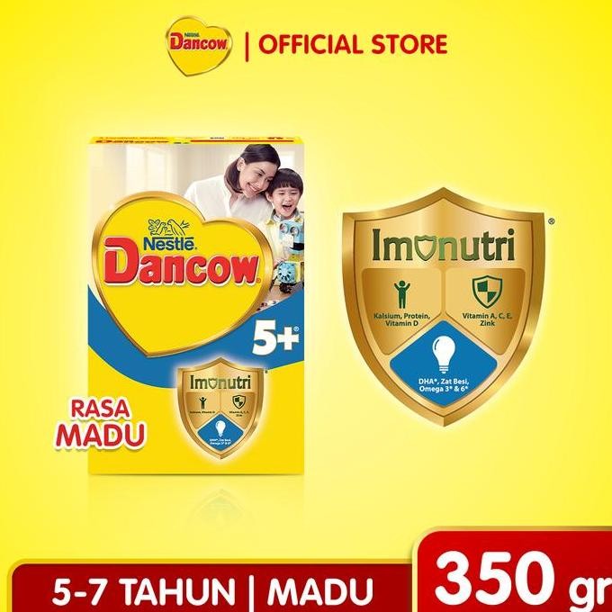 

BARU NESTL DANCOW 5+ MADU SUSU ANAK 5-12 TAHUN BOX 350G