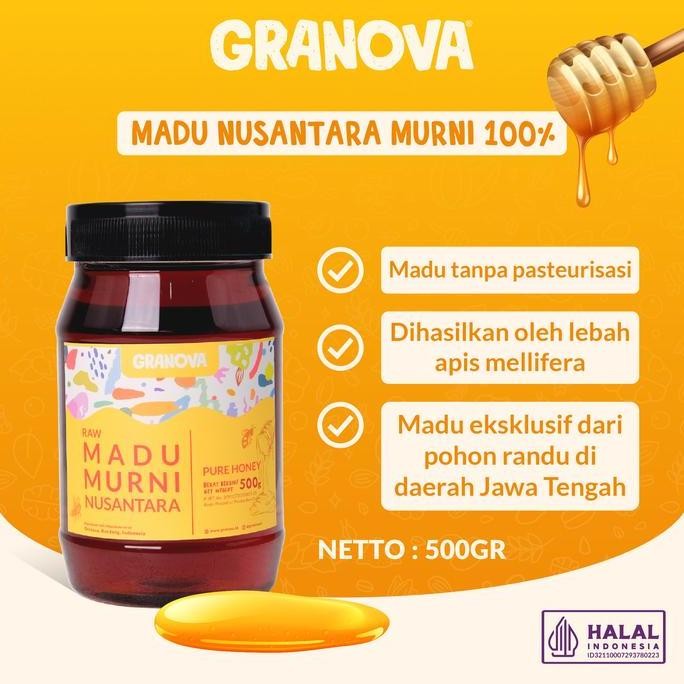 

BARU GRANOVA - MADU MURNI NUSANTARA (PREMIUM, MADU ASLI 100%)
