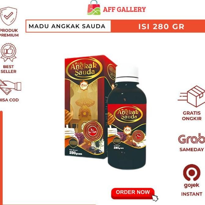 

BARU MADU ANGKAK SAUDA 280 GR | ANGKAK SAUDA PLUS SARI KURMA ORIGINAL