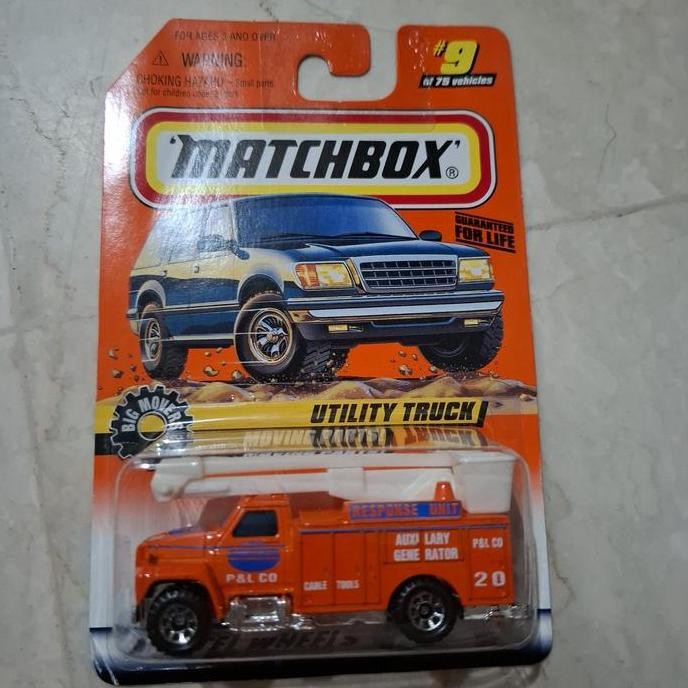 matchbox utility truck response unit 9