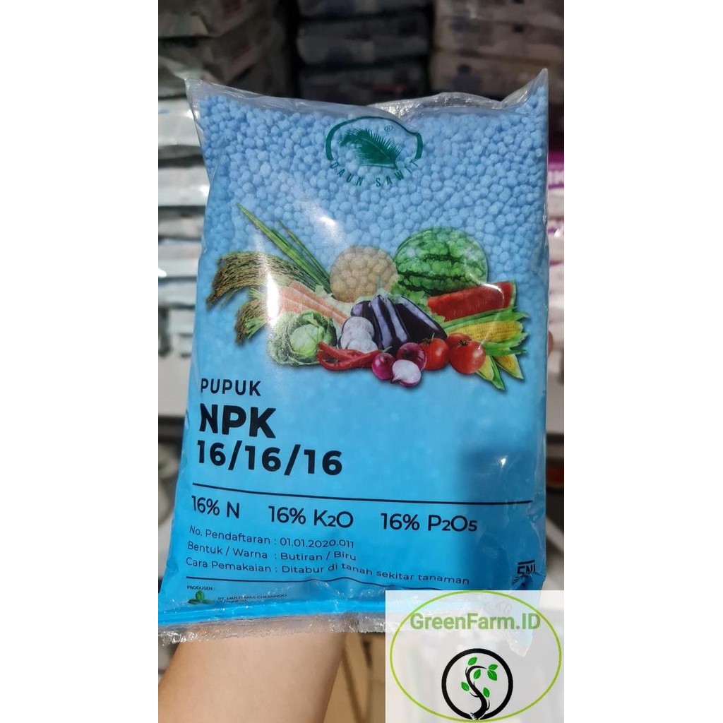 

Terlaris Pupuk Daun Sawit Npk 16-16-16 1 Kg