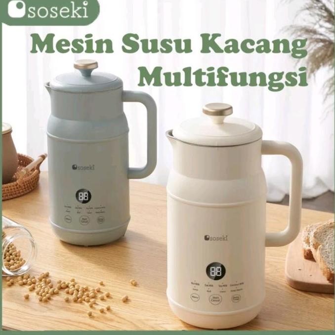 SOSEKI SOYMILK MAKER / BLENDER, MESIN SUSU KACANG, MULTIFUNGSI 1000ml