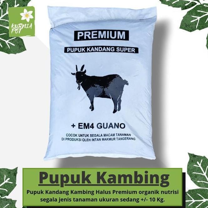 

Terlaris Terbaik Terpercaya Pupuk Kandang Kambing Halus Media Tanam Super Organik Plus Em4 Guano Berkualitas