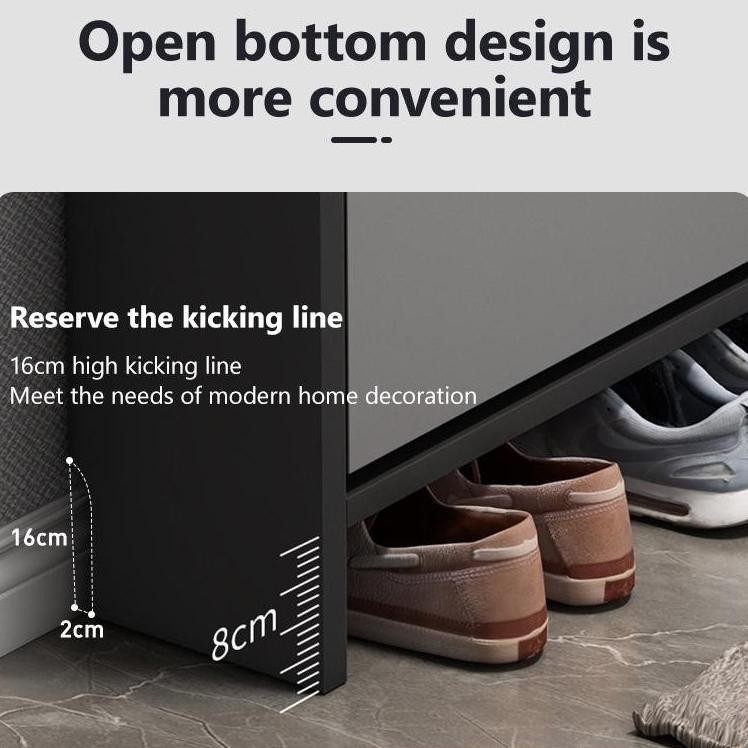 Lemari Sepatu / Lemari Sepatu Minimalis Kayu / Lemari Sepatu Tertutup / Rak Sepatu