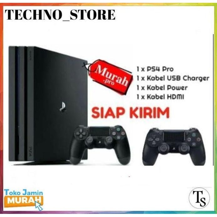 new PS4 Pro 1TB FullGame Original / PS 4 Pro 1 TB Full Game New Seri 72xx