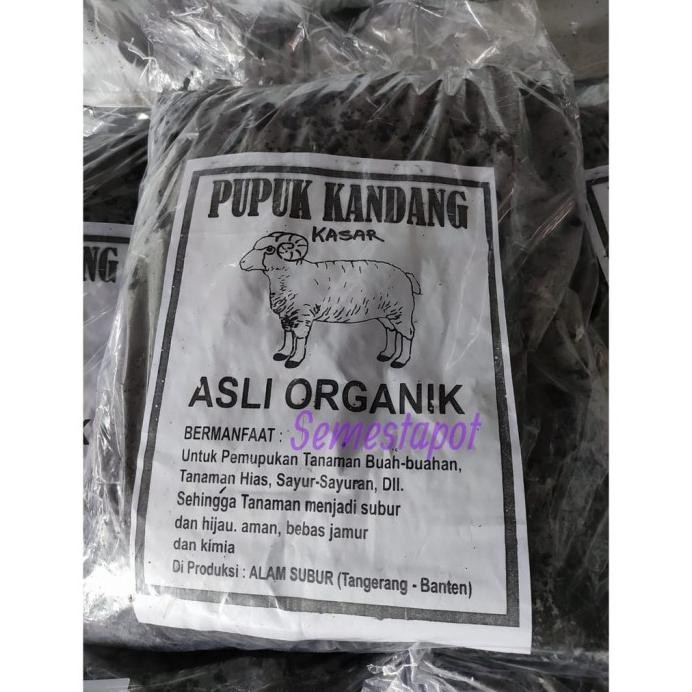 

Terlaris Khusus Gosend/Grab Pupuk Kandang Kambing Kasar Alam Subur Karung