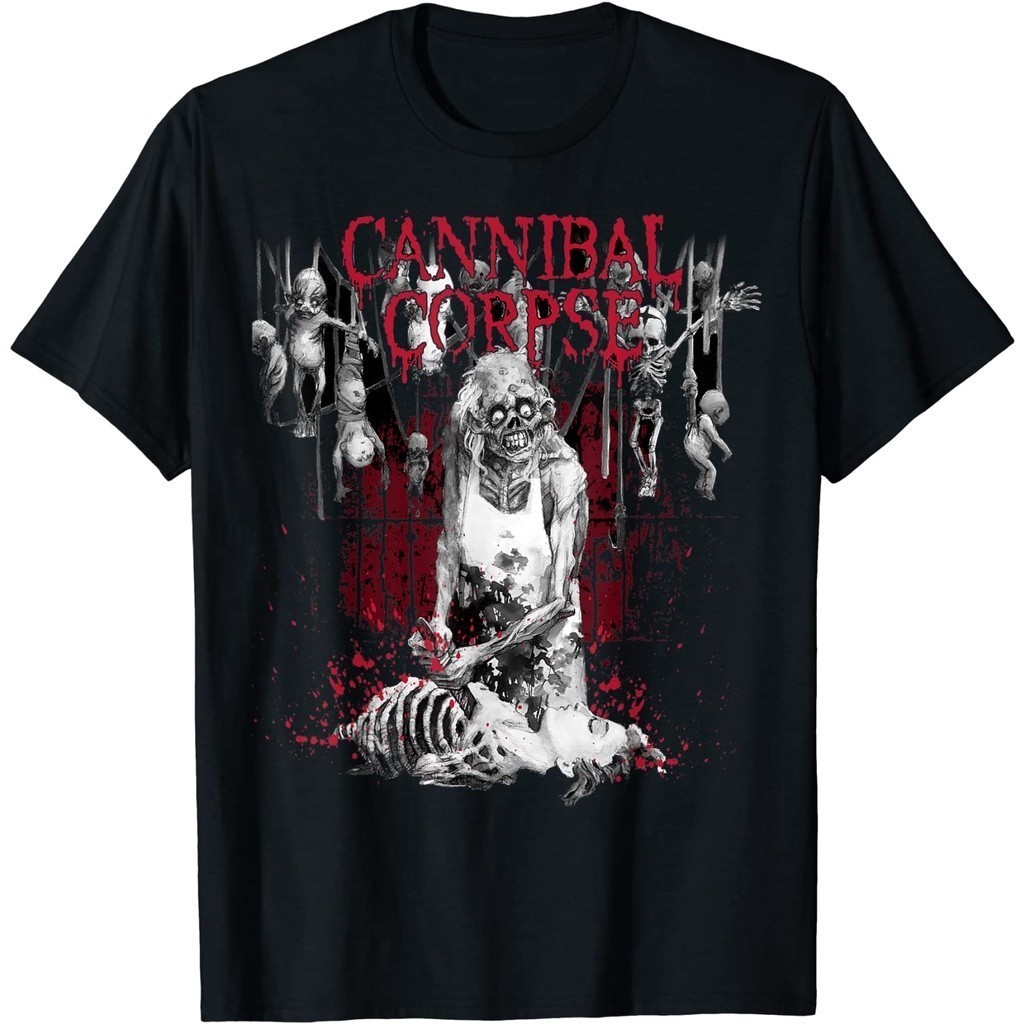 Kaos Cannibal Corpse - Butcher - Official Merchandise T-Shirt Baju Unisex Vintage 100% Cotton Combat