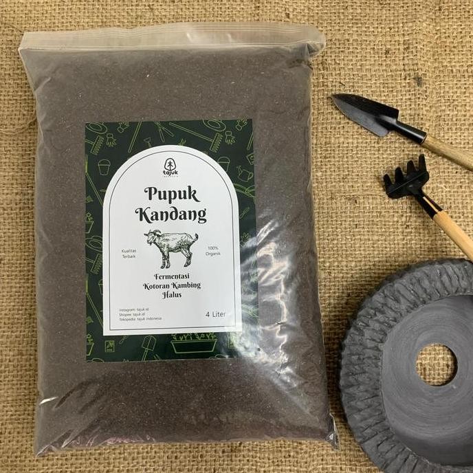 

Terlaris Pupuk Kandang - Fermentasi Kotoran Kambing Halus - 4 Liter