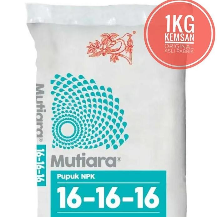 

Terlaris Pupuk Npk Mutiara 16-16-16 1Kg Kemasan Asli Pabrik