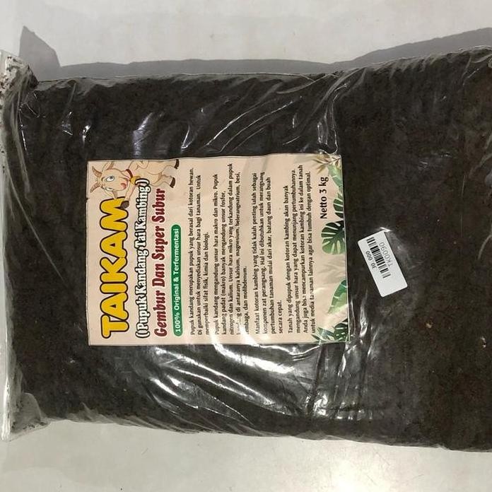 

Terlaris Taikam Pupuk Kandang Tai Kambing @3Kg
