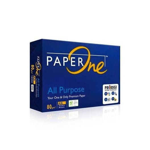 TERBARU - Kertas HVS A3 80 gram paperone ( 1 rim )