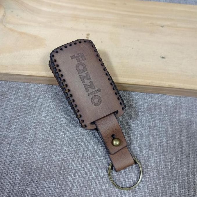 Sarung Remote Cover Keyless Yamaha NMAX Fazzio Kulit Asli murah