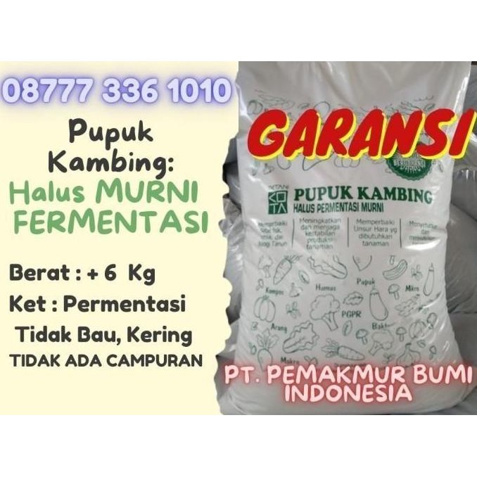 

Terlaris Media Tanam Pupuk Kandang Kambing Murni Siap Pakai Grosir Pondok Gede