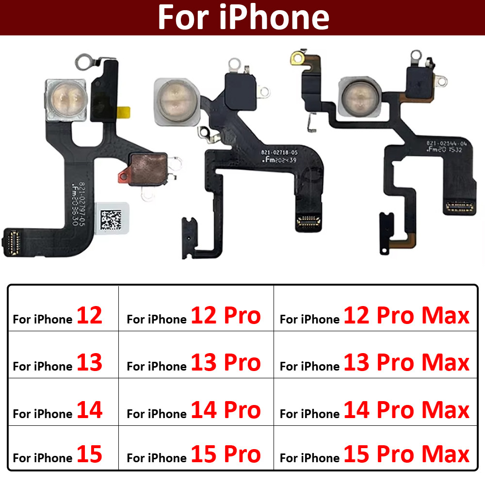 

Baru untuk iphone 12 13 14 15 pro max mini plus jarak dekat sensor flash ambien suku cadang perbaika
