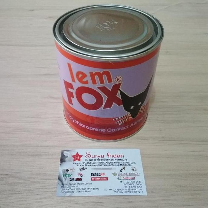 

Promo Lem fox 600 gr kemasan ekonomis daya rekat Kuat COD