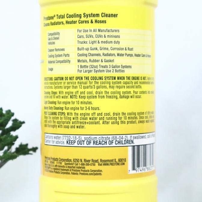 ready RADIATOR FLUSH + CLEANER PRESTONE - CAIRAN PEMBERSIH RADIATOR PRESTONE