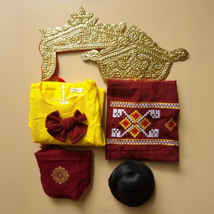 Sale Baju Adat Tidung Perempuan Kalimantan Utara Anak