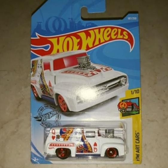 hotwheels 56 ford f100 putih