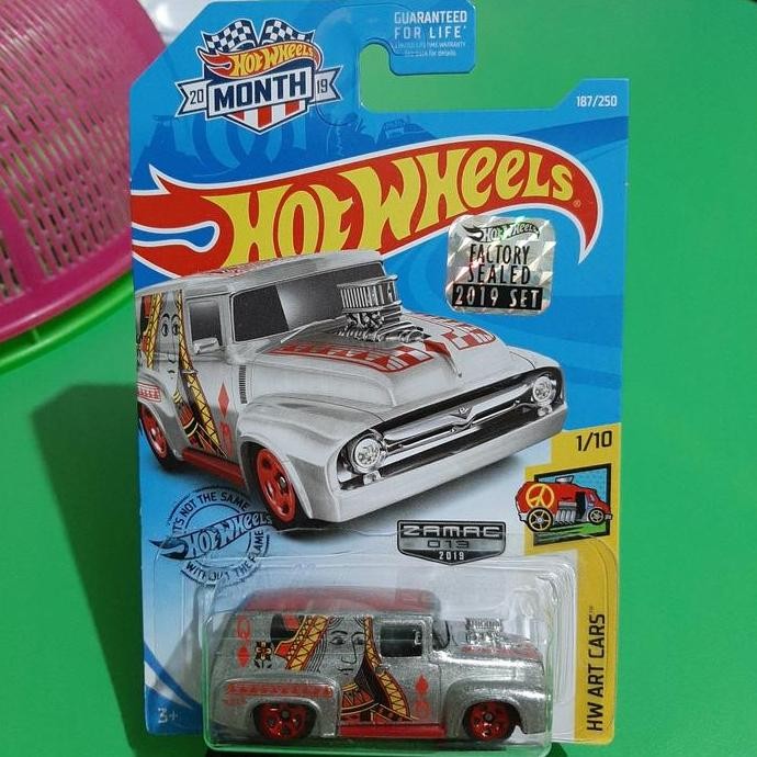 hotwheels 56 ford f100 zamac