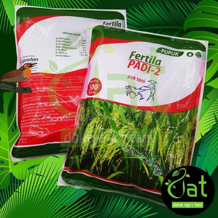 

Terlaris Pupuk Fertila Padi 2 Kemasan Pabrik 500Gram