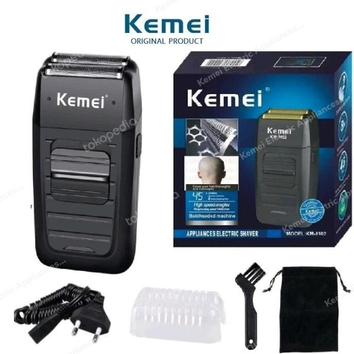 Alat Cukur Rambut Jenggot Kumis Kemei KM-1102 Shaver Kemei Km 1102