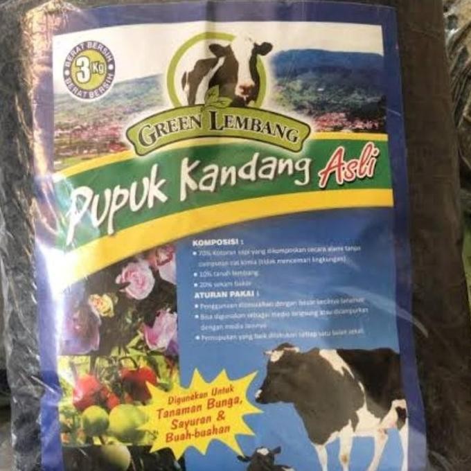 

Terlaris Media Tanam Pupuk Kandang Organik Green Lembang Asli 3Kg
