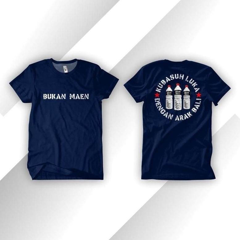 Kaos Arak Bali Baju T-Shirt Distro Kubasuh Luka Dengan Arak Bali