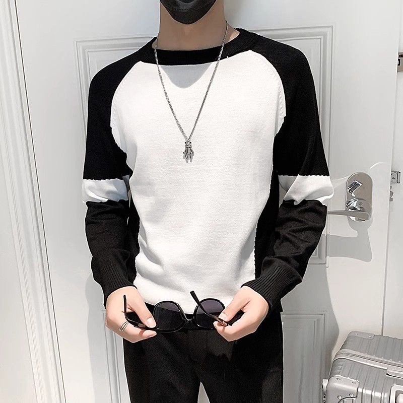 Sweater Rajut Pria Berkualitas Tinggi  Sweater Rajut Leher Bulat Hangat