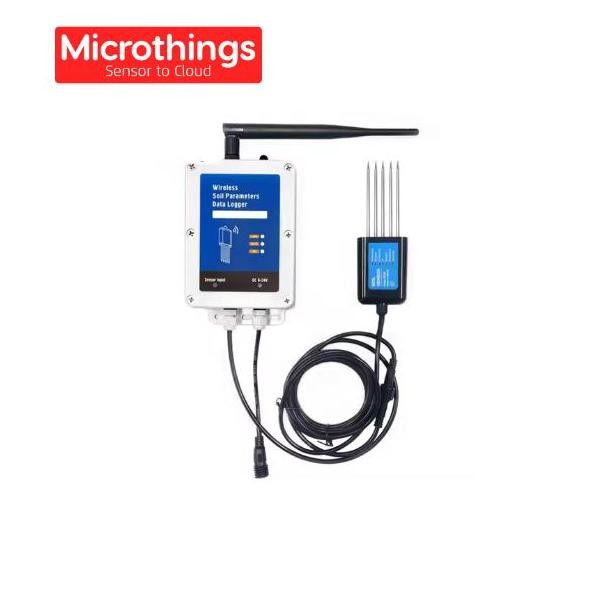 

Terlaris Soil Moisture Temperature Ec Ph Npk 7 In 1 Sensor 4G Data Logger