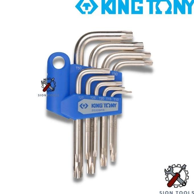 Spesial King Tony Kunci L Bintang Set (Standard Type) 9 Pcs / Star L Wrench