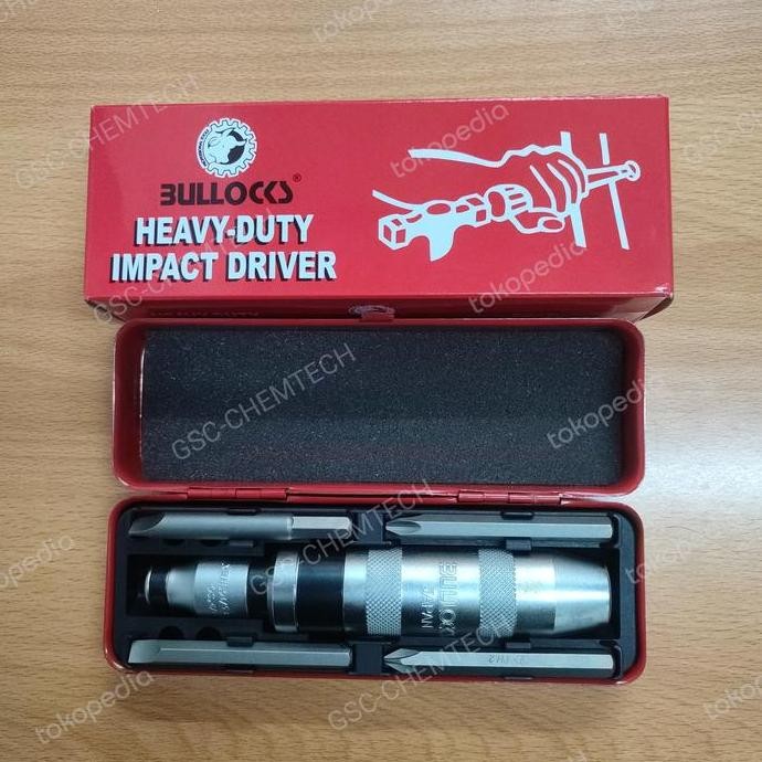 Miliki Obeng Ketok Bullock Heavy Duty 4Pcs Bits