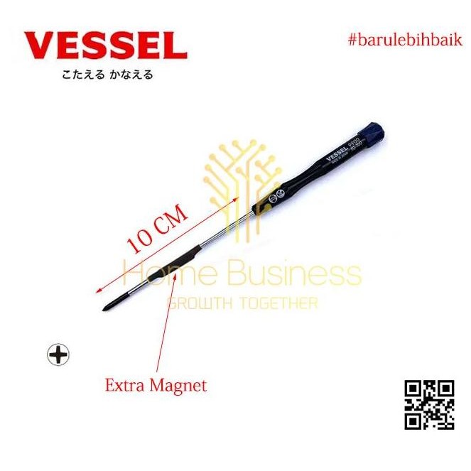 Spesial Obeng Vessel Ori Japan Spesial Khusus Laptop Vs9900 Plus + Magnet 10Cm