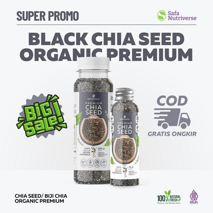 

Terlaris Black Chia Seed Premium Organik Meksiko Biji Chia Wijen Hitam Sesame
