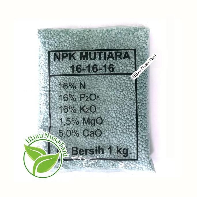 

Terlaris 1Kg Repack Meroke Npk Mutiara 16 16 16 Pupuk Buah Majemuk Npk