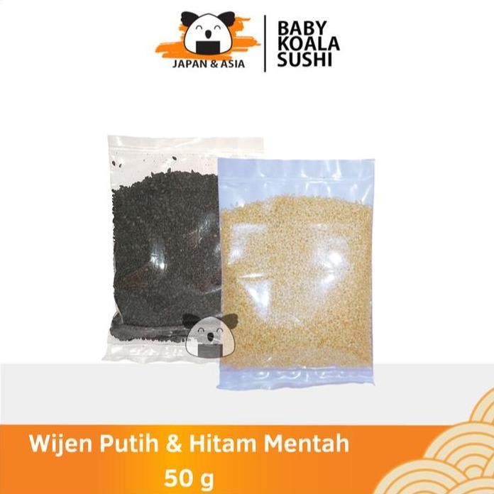 

Terlaris Goma Shiro Wijen Putih Hitam Mentah 100G