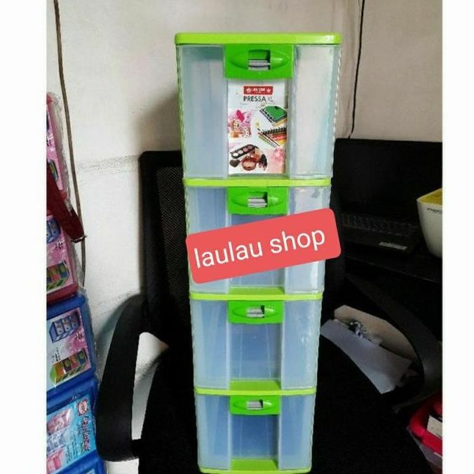 Laci CD Pressa Susun 4 Lion Star PR 24 XL-4 Kotak Perkakas Container