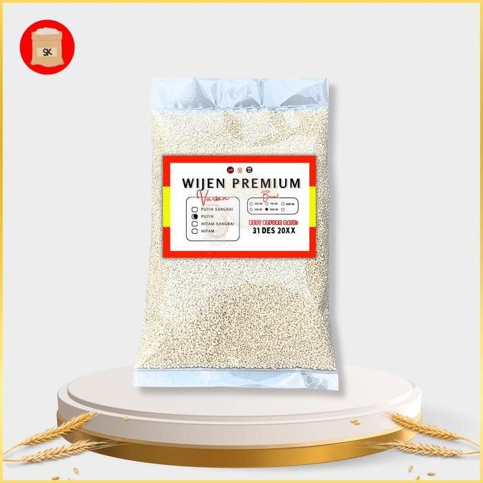 

Terlaris 1 Kg Biji Wijen Putih Mentah - Raw White Sesame Seed Premium