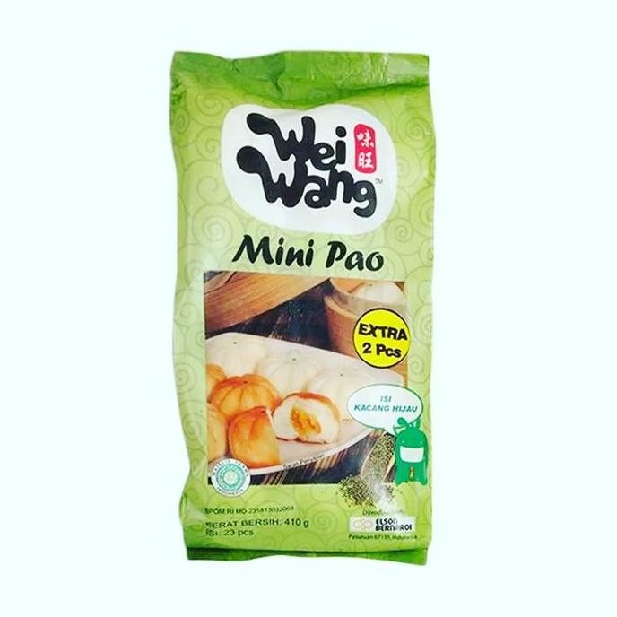 

Terlaris Wei Wang Mini Pao Mini Kacang Hijau 440Gr