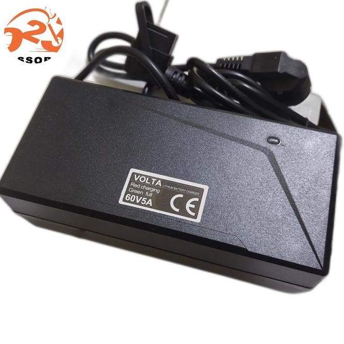 NEW Charger Volta 60v ori volta casan molis baterai