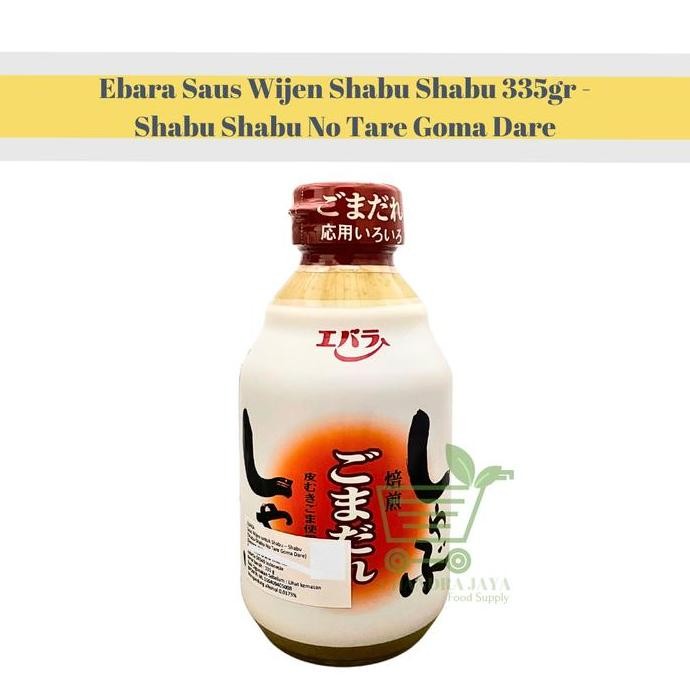 

Terlaris Ebara Saus Wijen Shabu Shabu 335Gr - Shabu Shabu No Tare Goma Dare