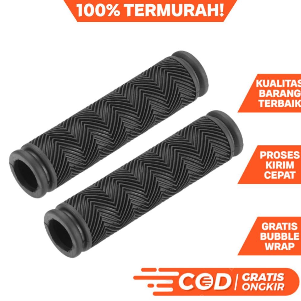 Ready Hand Grip Sepeda Handle Grip Hitam Sepeda Lipat Fixie Mtb Bmx Minivelo Dll