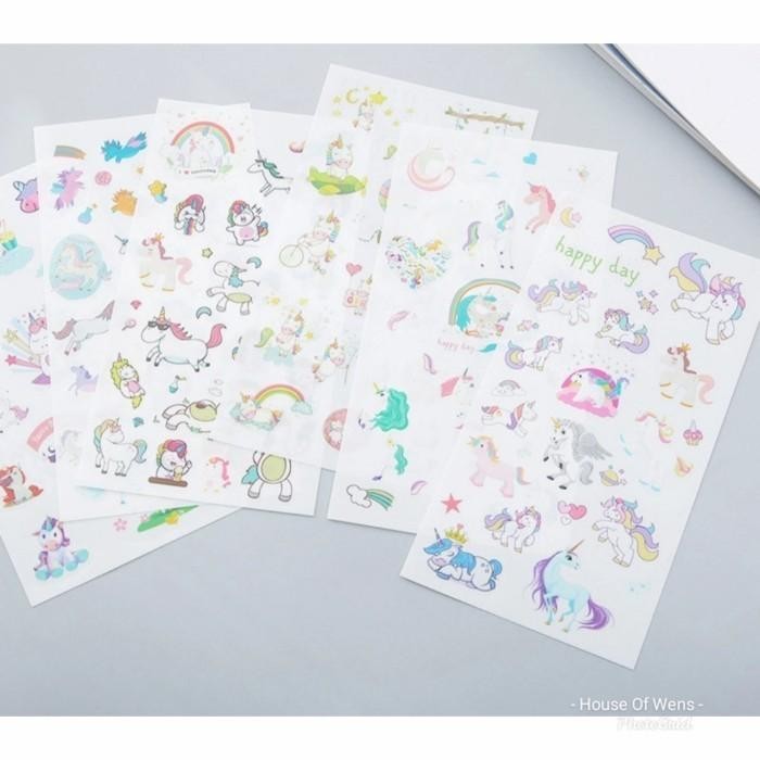 

Cute Unicorn Diary Deco Stickers - Sticker Unicorn