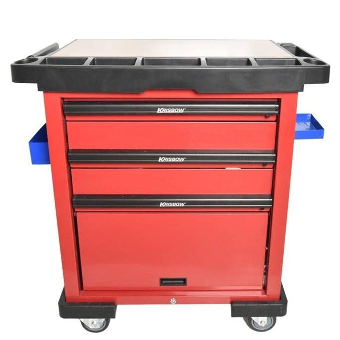 krisbow lemari perkakas besi dengan 3 laci