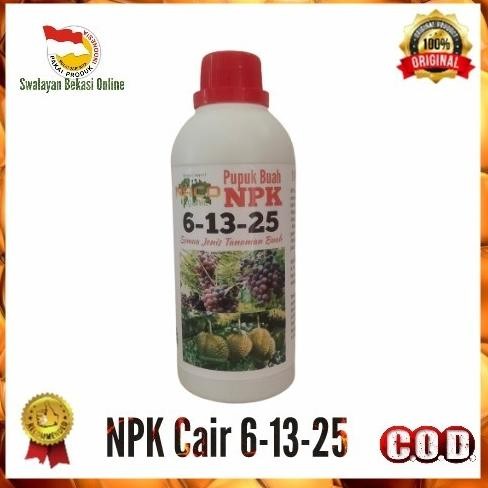 

Terlaris Pupuk Npk 6 13 25 Isi 500Ml/Npk 6-13-25 / Tanaman Cepat Berbuah Lebat