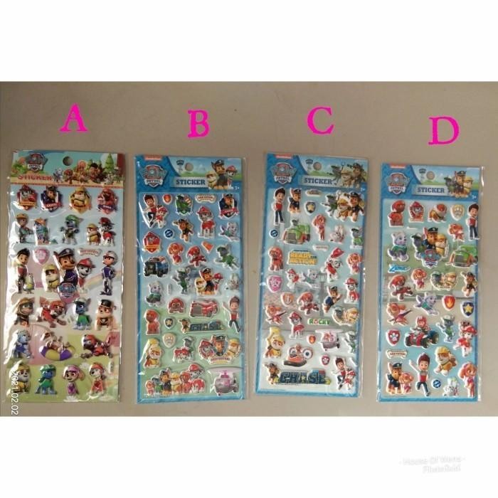 

Sticker Paw Patrol Timbul - Sticker Anak Lucu