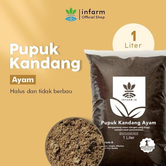 

Terlaris Pupuk Kandang Ayam 1L Tidak Panas Tidak Berbau Siap Pakai