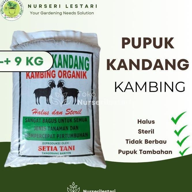 

Terlaris Pupuk Kandang Kambing Halus Cap Stia Tani (Bukan Butir) Khusus Gojek